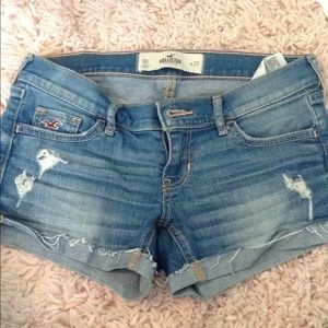 Hollister Lightwash Jean Shorts